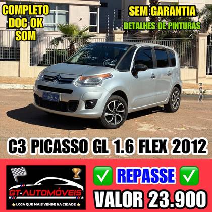 CITROËN C3 1.6 PICASSO GL 16V FLEX 4P MANUAL CITROËN C3 1.6 PICASSO GL 16V FLEX 4P MANUAL